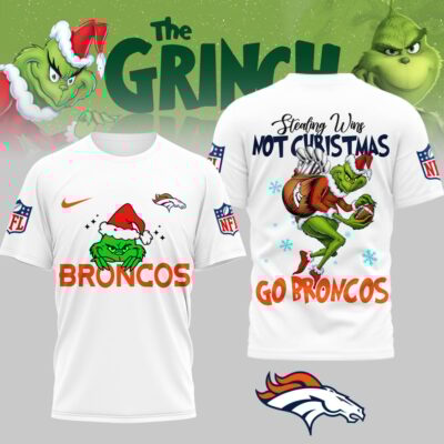 Denver Broncos | Premium NFL Stealing Wins Not Christmas 3D Shirt