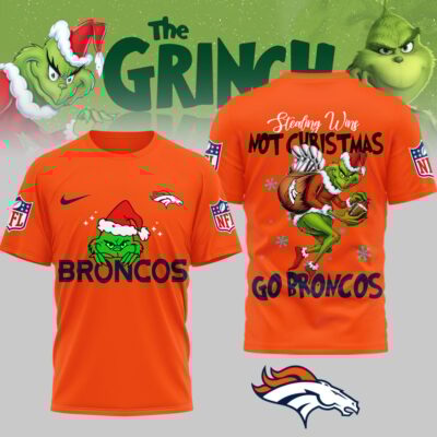 Denver Broncos | Premium NFL Stealing Wins Not Christmas 3D Shirt
