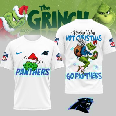 Carolina Panthers | Premium NFL Stealing Wins Not Christmas 3D Shirt