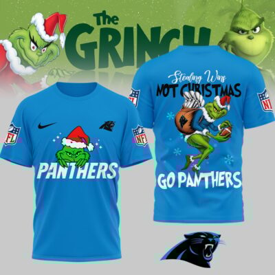 Carolina Panthers | Premium NFL Stealing Wins Not Christmas 3D Shirt