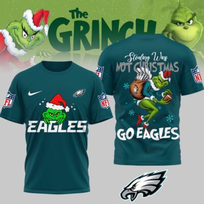 Philadelphia Eagles | Premium NFL Stealing Wins Not Christmas 3D Shirt