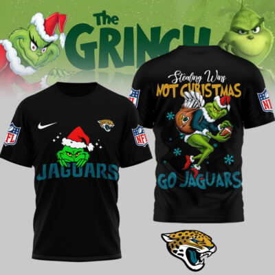 Jacksonville Jaguars | Premium NFL Stealing Wins Not Christmas 3D Shirt