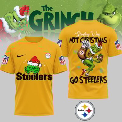 Pittsburgh Steelers | Premium NFL Stealing Wins Not Christmas 3D Shirt
