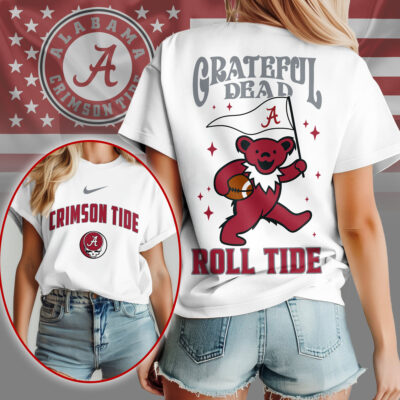 Alabama Crimson Tide | Premium NCAA Grateful Dead Pride 3D Shirt