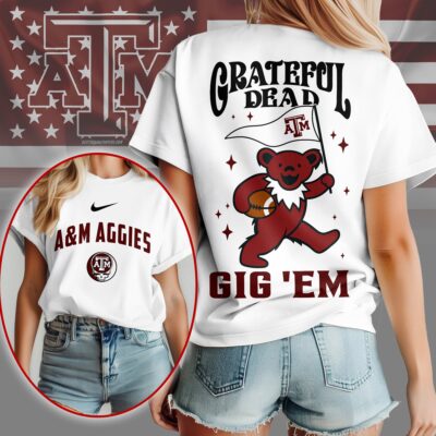 Texas A&M Aggies | Premium NCAA Grateful Dead Pride 3D Shirt