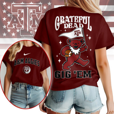 Texas A&M Aggies | Premium NCAA Grateful Dead Pride 3D Shirt