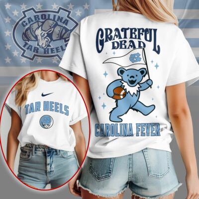 North Carolina Tar Heels | Premium NCAA Grateful Dead Pride 3D Shirt
