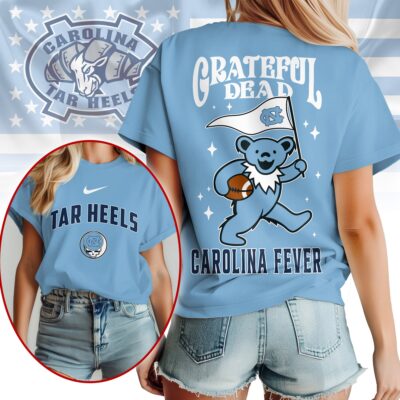 North Carolina Tar Heels | Premium NCAA Grateful Dead Pride 3D Shirt
