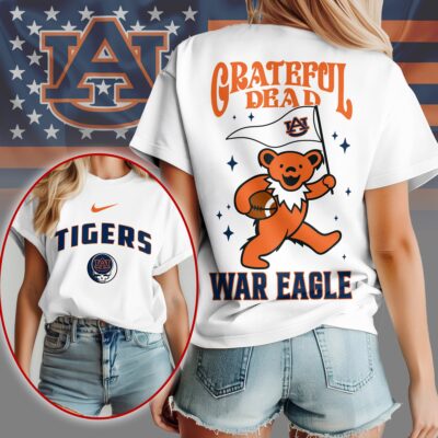 Auburn Tigers | Premium NCAA Grateful Dead Pride 3D Shirt