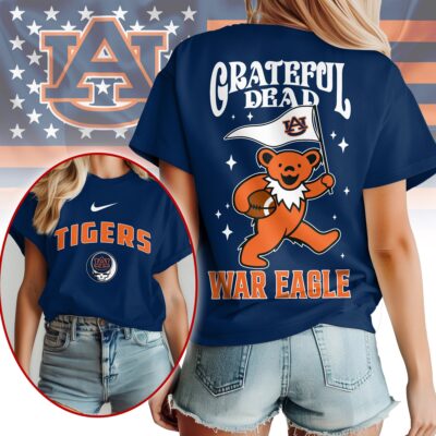 Auburn Tigers | Premium NCAA Grateful Dead Pride 3D Shirt