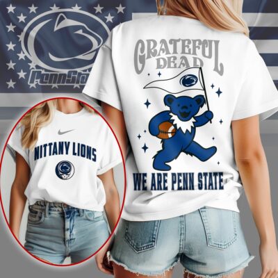 Penn State Nittany Lions | Premium NCAA Grateful Dead Pride 3D Shirt