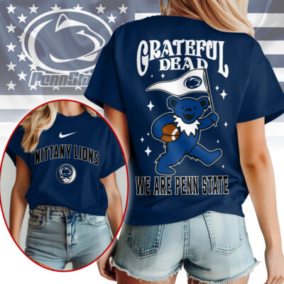 Penn State Nittany Lions | Premium NCAA Grateful Dead Pride 3D Shirt