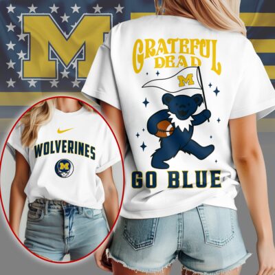 Michigan Wolverines | Premium NCAA Grateful Dead Pride 3D Shirt