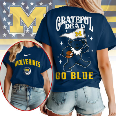 Michigan Wolverines | Premium NCAA Grateful Dead Pride 3D Shirt