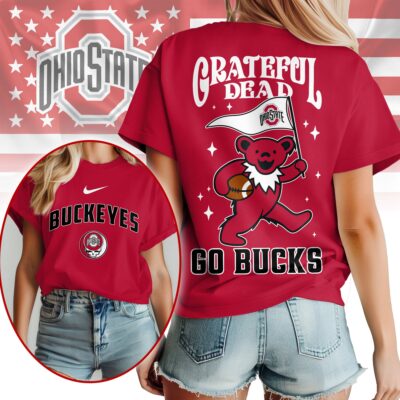 Ohio State Buckeyes | Premium NCAA Grateful Dead Pride 3D Shirt