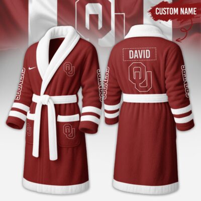 Oklahoma Sooners | Premium NCAA Fleece Bathrobe