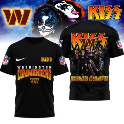 Washington Commanders | Premium NFL Kiss Band 3D Shirt - XL