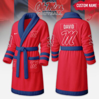 Ole Miss Rebels | Premium NCAA Fleece Bathrobe - 2XL