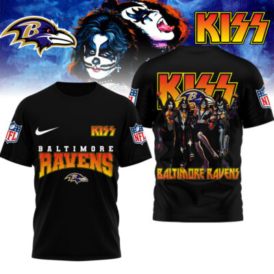 Baltimore Ravens | Premium NFL Kiss Band 3D Shirt