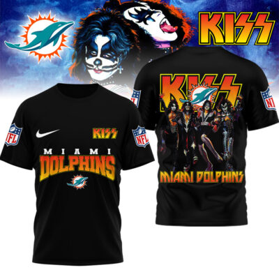 Miami Dolphins | Premium NFL Kiss Band 3D Shirt