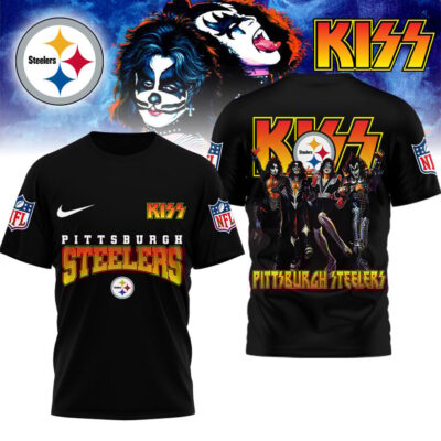 Pittsburgh Steelers | Premium NFL Kiss Band 3D Shirt