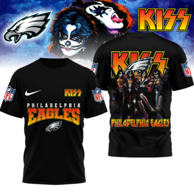 Philadelphia Eagles | Premium NFL Kiss Band 3D Shirt