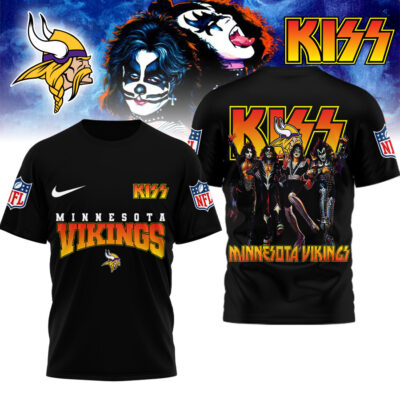 Minnesota Vikings | Premium NFL Kiss Band 3D Shirt