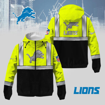 Detroit Lions | Premium NFL Safety Windbreaker Jacket