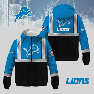 Detroit Lions | Premium NFL Safety Windbreaker Jacket