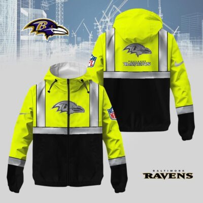 Baltimore Ravens | Premium NFL Safety Windbreaker Jacket