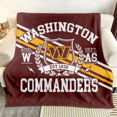 Washington Commanders | Premium NFL Legacy Fleece Blanket - 30 x 40inch