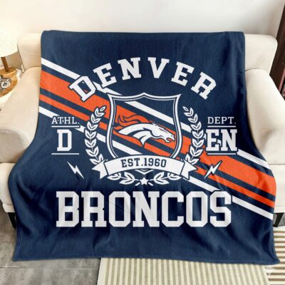Denver Broncos | Premium NFL Legacy Fleece Blanket - 50 x 60inch