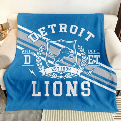 Detroit Lions | Premium NFL Legacy Fleece Blanket - 60 x 80inch