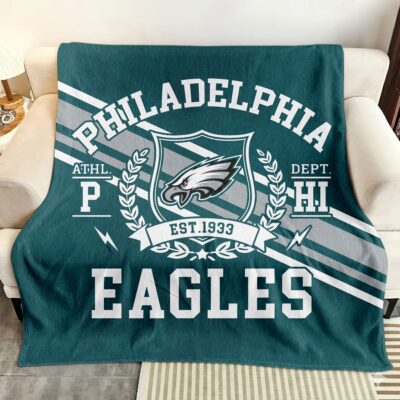 Philadelphia Eagles | Premium NFL Legacy Fleece Blanket - 60 x 80inch