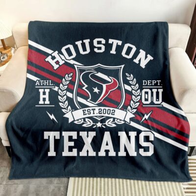 Houston Texans | Premium NFL Legacy Fleece Blanket - 60 x 80inch