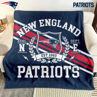 New England Patriots | Premium NFL Legacy Fleece Blanket - 30 x 40inch