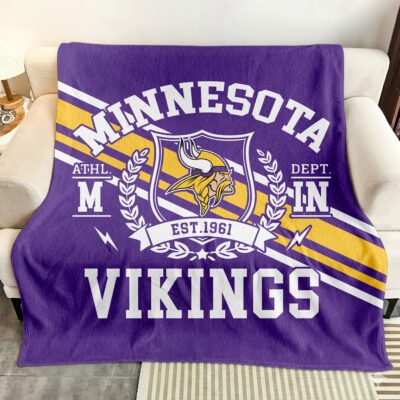 Minnesota Vikings | Premium NFL Legacy Fleece Blanket
