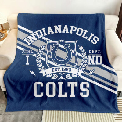 Indianapolis Colts | Premium NFL Legacy Fleece Blanket - 60 x 80inch