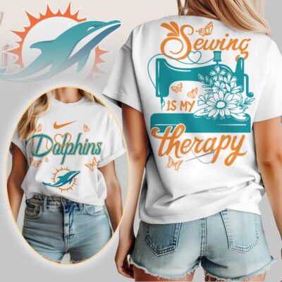 Miami Dolphins | Premium NFL Sewing Is My Therapy