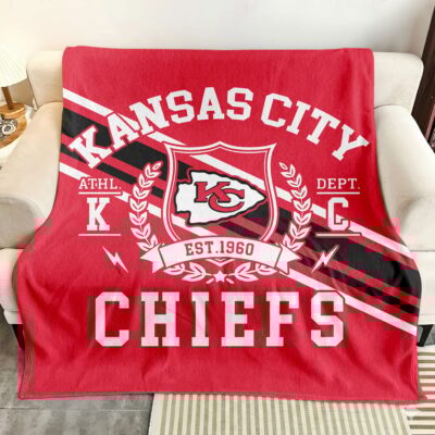 Kansas City Chiefs | Premium NFL Legacy Fleece Blanket - 50 x 60inch