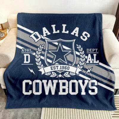 Dallas Cowboys | Premium NFL Legacy Fleece Blanket - 50 x 60inch