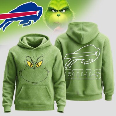 Buffalo Bills | Premium NFL Grinch Christmas Hoodie - S