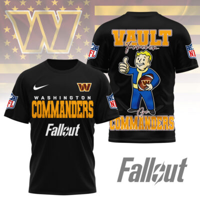 Washington Commanders | Premium NFL Fallout Fan 3D Shirt