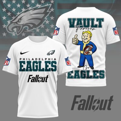 Philadelphia Eagles | Premium NFL Fallout Fan 3D Shirt