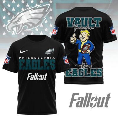 Philadelphia Eagles | Premium NFL Fallout Fan 3D Shirt