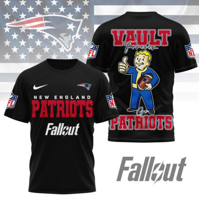 New England Patriots | Premium NFL Fallout Fan 3D Shirt
