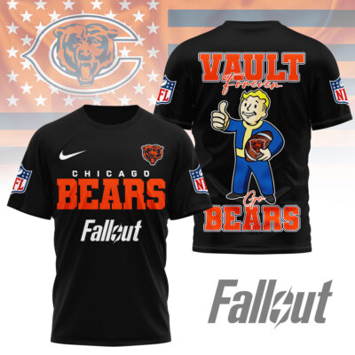 Chicago Bears | Premium NFL Fallout Fan 3D Shirt