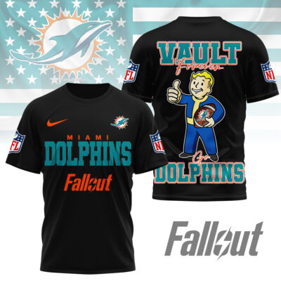 Miami Dolphins | Premium NFL Fallout Fan 3D Shirt