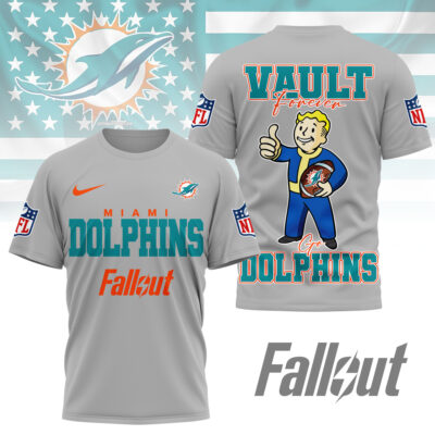 Miami Dolphins | Premium NFL Fallout Fan 3D Shirt