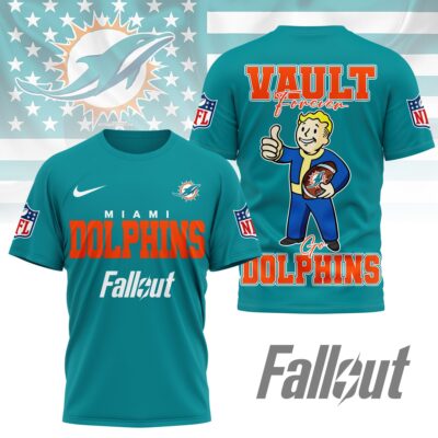 Miami Dolphins | Premium NFL Fallout Fan 3D Shirt